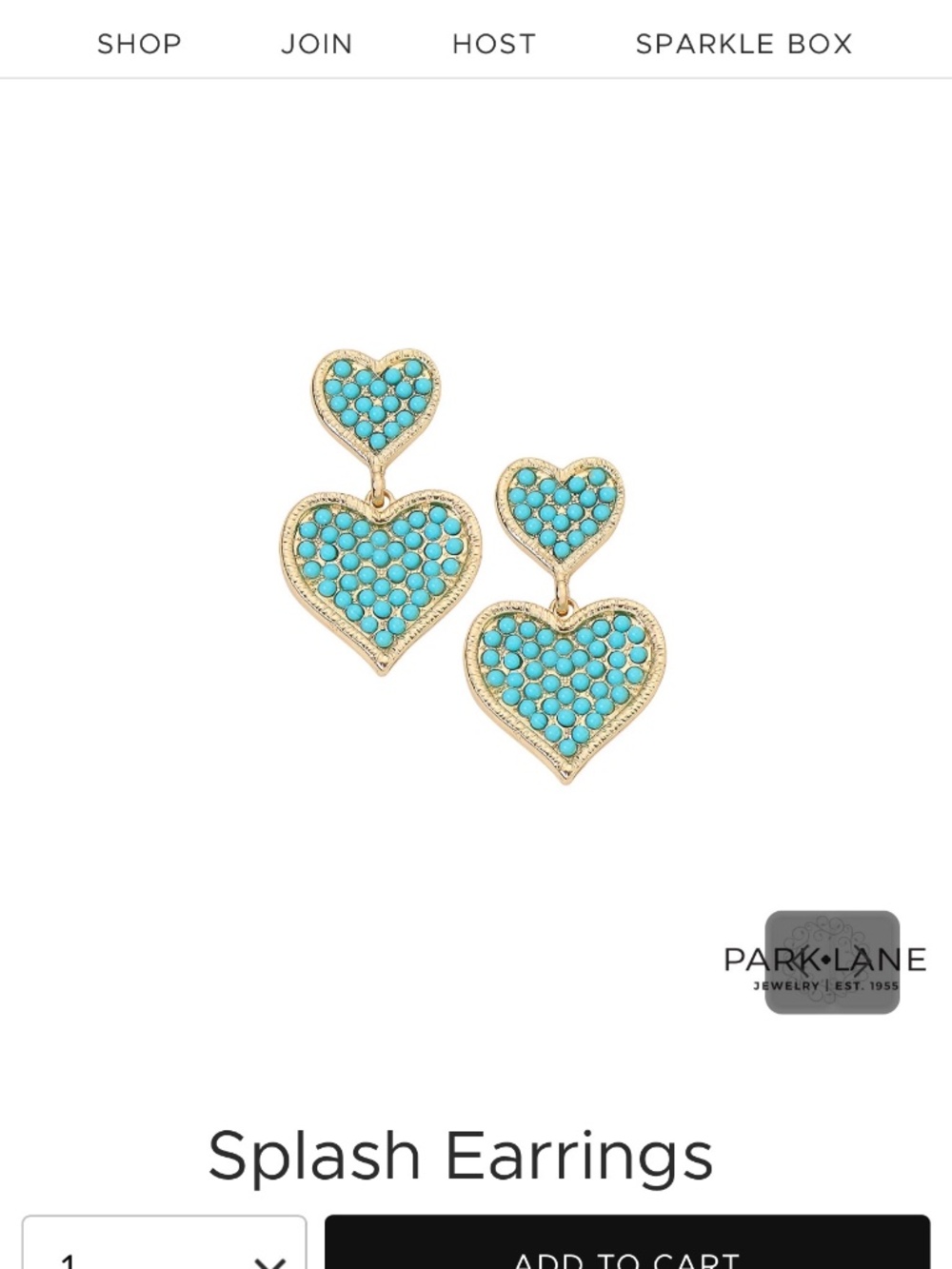 Park Lane Splash Earrings